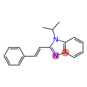 1-isopropyl-2-(2-phenylvinyl)-1H-benzimidazole