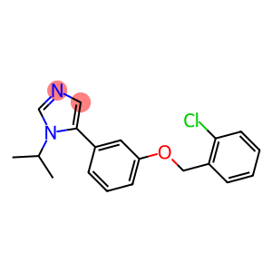 1-Isopropyl-5-[3-(2-chlorobenzyloxy)phenyl]-1H-imidazole