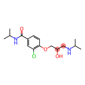 1-[4-[Isopropylcarbamoyl]-2-chlorophenoxy]-3-[isopropylamino]-2-propanol