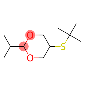 2-Isopropyl-5-(tert-butylthio)-1,3-dioxane