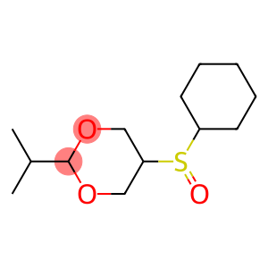 2-Isopropyl-5-(cyclohexylsulfinyl)-1,3-dioxane