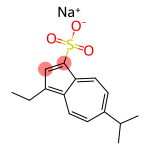 6-Isopropyl-3-ethylazulene-1-sulfonic acid sodium salt