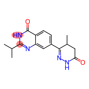 2-Isopropyl-7-[(1,4,5,6-tetrahydro-4-methyl-6-oxopyridazin)-3-yl]quinazolin-4(3H)-one