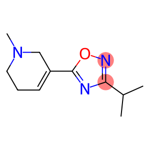 3-Isopropyl-5-[(1,2,5,6-tetrahydro-1-methylpyridin)-3-yl]-1,2,4-oxadiazole