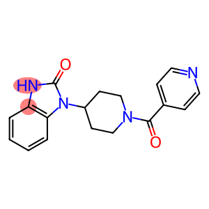 1-(1-ISONICOTINOYLPIPERIDIN-4-YL)-1,3-DIHYDRO-2H-BENZIMIDAZOL-2-ONE