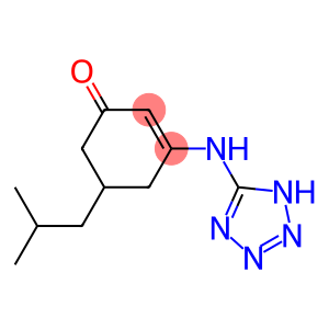 5-isobutyl-3-(1H-1,2,3,4-tetraazol-5-ylamino)-2-cyclohexen-1-one