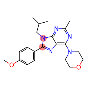 9-ISOBUTYL-8-(4-METHOXYPHENYL)-2-METHYL-6-MORPHOLINO-9H-PURINE