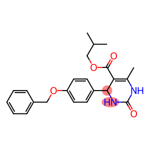 isobutyl 4-[4-(benzyloxy)phenyl]-6-methyl-2-oxo-1,2,3,4-tetrahydro-5-pyrimidinecarboxylate