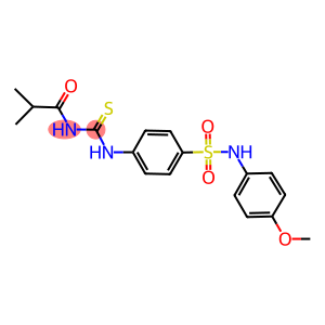 4-{[(isobutyrylamino)carbothioyl]amino}-N-(4-methoxyphenyl)benzenesulfonamide