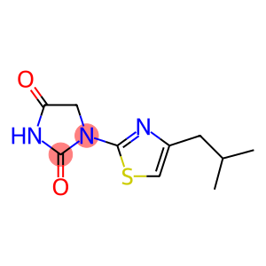 1-(4-Isobutyl-2-thiazolyl)hydantoin