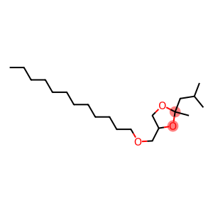 2-Isobutyl-2-methyl-4-(2-oxatetradecan-1-yl)-1,3-dioxolane