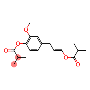 Isobutyric acid 2-methoxy-4-[3-(isobutyryloxy)-2-propenyl]phenyl ester