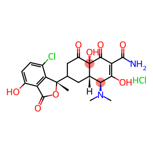 ISOCHLORTETRACYCLINE HYDROCHLORIDE