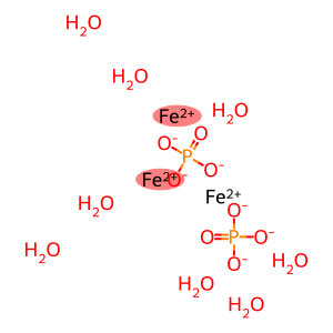 Iron(II) orthophosphate octahydrate