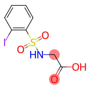 2-{[(2-iodophenyl)sulfonyl]amino}acetic acid