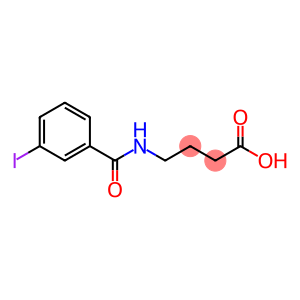 4-[(3-iodophenyl)formamido]butanoic acid