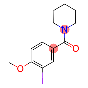 2-iodo-4-(1-piperidinylcarbonyl)phenyl methyl ether