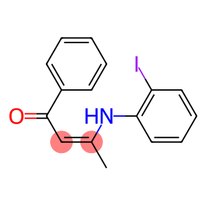 3-(2-Iodophenylamino)-1-phenyl-2-buten-1-one