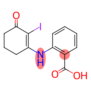 2-((2-IODO-3-OXOCYCLOHEX-1-ENYL)AMINO)BENZOIC ACID