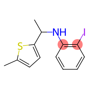 2-iodo-N-[1-(5-methylthiophen-2-yl)ethyl]aniline