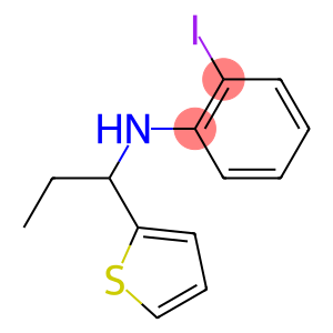 2-iodo-N-[1-(thiophen-2-yl)propyl]aniline