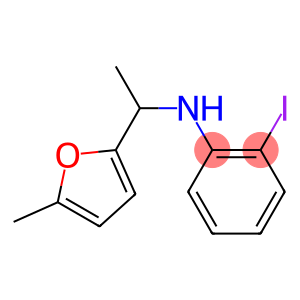 2-iodo-N-[1-(5-methylfuran-2-yl)ethyl]aniline