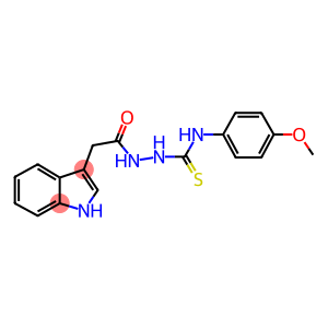 1-(2-(INDOL-3-YL)-ACETYL)-4-(4-METHOXYPHENYL)THIOSEMICARBAZIDE