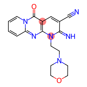 2-IMINO-1-(2-MORPHOLIN-4-YL-ETHYL)-10-OXO-1,10-DIHYDRO-2H-1,9,10A-TRIAZA-ANTHRACENE-3-CARBONITRILE