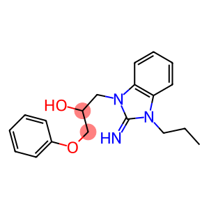 1-(2-imino-3-propyl-2,3-dihydro-1H-benzimidazol-1-yl)-3-phenoxy-2-propanol