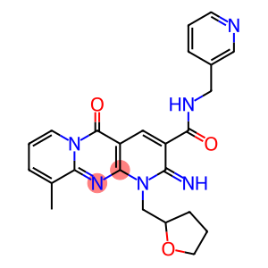 2-imino-10-methyl-5-oxo-N-(pyridin-3-ylmethyl)-1-(tetrahydrofuran-2-ylmethyl)-1,5-dihydro-2H-dipyrido[1,2-a:2,3-d]pyrimidine-3-carboxamide