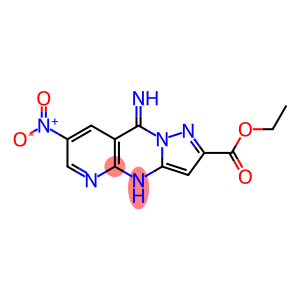 9-Imino-7-nitro-4,9-dihydropyrazolo[1,5-a]pyrido[2,3-d]pyrimidine-2-carboxylic acid ethyl ester