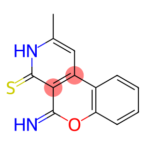 5-Imino-2-methyl-5H-[1]benzopyrano[3,4-c]pyridine-4(3H)-thione