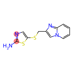 5-[(imidazo[1,2-a]pyridin-2-ylmethyl)thio]-1,3-thiazol-2-amine