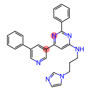 (3-IMIDAZOL-1-YL-PROPYL)-[2-PHENYL-6-(5-PHENYL-PYRIDIN-3-YL)-PYRIMIDIN-4-YL]-AMINE