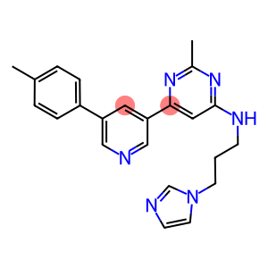 (3-IMIDAZOL-1-YL-PROPYL)-[2-METHYL-6-(5-P-TOLYL-PYRIDIN-3-YL)-PYRIMIDIN-4-YL]-AMINE