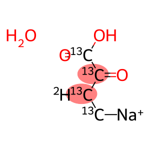 2-KETOBUTYRIC ACID-4-13C,4-D1 SODIUM SALT HYDRATE