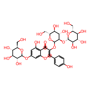 KAEMPFEROL-3-O-SOPHOROSIDE-7-O-GLUCOSIDE