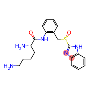 2-[[2-[L-Lys-Amino]benzyl]sulfinyl]-1H-benzimidazole
