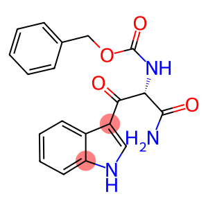 (L)-N-BENZYLOXYCARBONYL-B-OXO-TRYPTOPHANEAMIDE