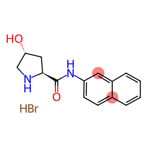 L-HYDROXYPROLINE-BETA-NAPHTHYLAMIDE HYDROBROMIDE