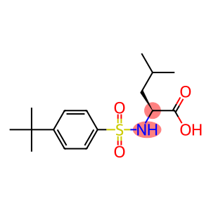 LEUCINE, N-[[4-(1,1-DIMETHYLETHYL)PHENYL]SULFONYL]-