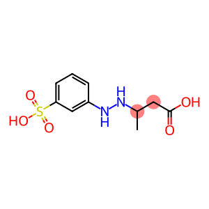 3-[2-(m-Sulfophenyl)hydrazino]butyric acid