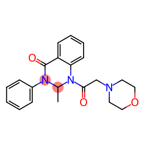 1-(Morpholinoacetyl)-2-methyl-3-phenyl-2,3-dihydro-4(1H)-quinazolinone