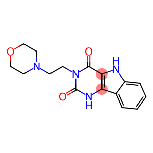 3-(2-Morpholinoethyl)-1H-pyrimido[5,4-b]indole-2,4(3H,5H)-dione