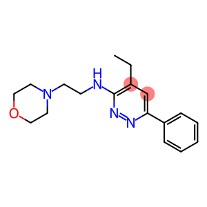 3-(2-Morpholinoethylamino)-4-ethyl-6-phenylpyridazine