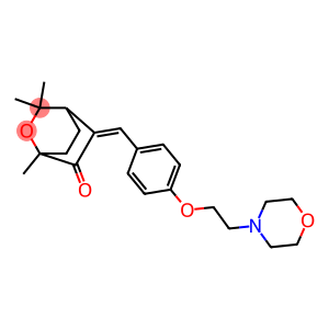 5-[4-[2-Morpholinoethoxy]benzylidene]-1,3,3-trimethyl-2-oxabicyclo[2.2.2]octan-6-one