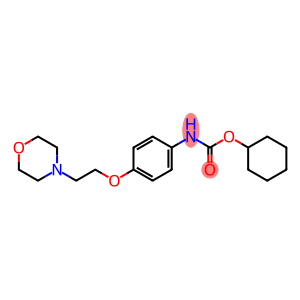 [4-[2-(4-Morpholinyl)ethoxy]phenyl]carbamic acid cyclohexyl ester