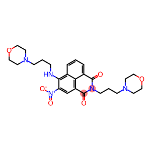 2-[3-(Morpholine-4-yl)propyl]-6-[[3-(morpholine-4-yl)propyl]amino]-5-nitro-1H-benzo[de]isoquinoline-1,3(2H)-dione