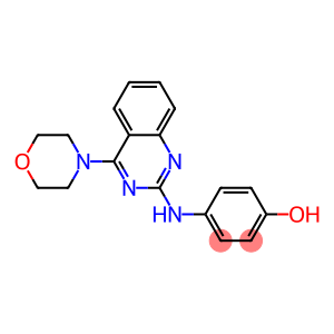 4-{[4-(4-morpholinyl)-2-quinazolinyl]amino}phenol