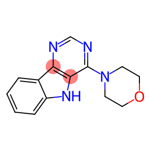 4-(4-morpholinyl)-5H-pyrimido[5,4-b]indole